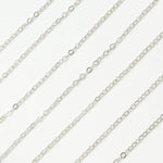 Load image into Gallery viewer, Sterling Silver Flat Cable Chain