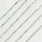 Load image into Gallery viewer, 925 Sterling Silver Diamond Cut Oval Link Chain.