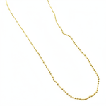 Load image into Gallery viewer, 150CP. 14k Solid Yellow Gold Bead Chain