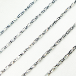 Load image into Gallery viewer, Black Rhodium 925 Sterling Silver Diamond Cut Bars