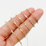 Load image into Gallery viewer, 70/8720BD/SP. 14K Gold Filled Dapped Bar Chain