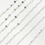 Load image into Gallery viewer, Sterling Silver Flat Marina Chain