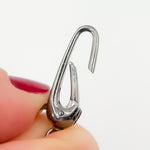 Load image into Gallery viewer, 30MM Black Rhodium Shiny Sterling Silver Oval Clasp