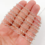 Load image into Gallery viewer, Sterling Silver Rolo Chain