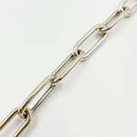 Load image into Gallery viewer, Sterling Silver Smooth Paperclip Chain