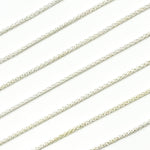 Load image into Gallery viewer, Silver Wheat Chain
