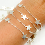 Load image into Gallery viewer, Star Shape Connected Wire Chain.