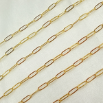 Load image into Gallery viewer, 14K Gold Filled Flat Oval Link Chain.