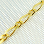 Load image into Gallery viewer, 14k Solid Yellow Gold Short & Long Link Chain