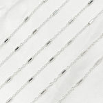 Load image into Gallery viewer, Sterling Silver Tube Satellite Chain