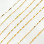 Load image into Gallery viewer, 14K Gold Filled Oval Rolo Chain