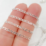 Load image into Gallery viewer, Sterling Silver Marina Link Chain