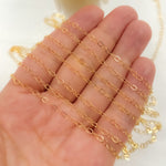 Load image into Gallery viewer, 14K Gold Filled Flat Oval Link Chain