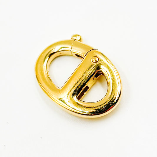 17MM Gold-plated Sterling Silver Marina Clasp