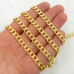 Load image into Gallery viewer, Gold Plated Sterling Silver Matte Curb Chain