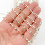 Load image into Gallery viewer, Sterling Silver Diamond Cut Oval Cable Chain