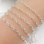 Load image into Gallery viewer, Sterling Silver Oval Link Chain