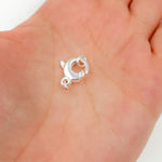 Load image into Gallery viewer, 503SS. 14MM White Sterling Silver Trigger Clasp