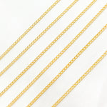 Load image into Gallery viewer, 14K Solid Gold Smooth Curb Chain