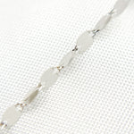 Load image into Gallery viewer, 14K Solid White Gold Flat Marina Chain