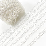 Load image into Gallery viewer, Sterling Silver Diamond Cut Oval Link Chain
