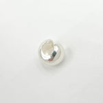 Load image into Gallery viewer, 5004840CC. White Sterling Silver Crimp Cover. Size: 4mm. Sold by Package of 50 or 100 Pcs.