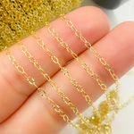 Load image into Gallery viewer, 14k Solid Gold Diamond Cut Oval Link Chain