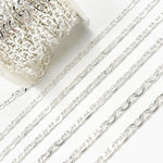 Load image into Gallery viewer, Sterling Silver Flat Marina Link Chain