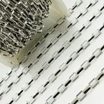 Load image into Gallery viewer, Two Tone Black Rhodium and 925 Sterling Silver Paperclip Chain