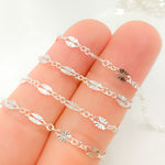 Load image into Gallery viewer, Sterling Silver Diamond Cut Marina Link Chain