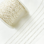 Load image into Gallery viewer, Sterling Silver 1 Link Long and 3 Curb Links Chain in Between