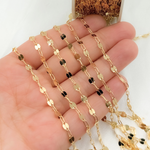 Load image into Gallery viewer, 14k Gold Filled Flat Marina & Cable Link Chain