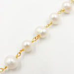 Load image into Gallery viewer, Gold Plated Wire Freshwater Pearl Chain