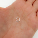 Load image into Gallery viewer, White Sterling Silver Close Jump Ring
