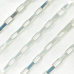 Load image into Gallery viewer, V42SS. Sterling Silver Flat Box Link Chain