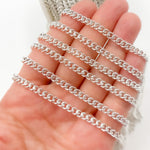 Load image into Gallery viewer, Sterling Silver Curb Chain