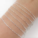 Load image into Gallery viewer, Sterling Silver Smooth Box Chain