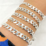 Load image into Gallery viewer, Sterling Silver Flat Curb Chain