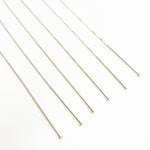 Load image into Gallery viewer, Gauge Sterling Silver Flat 3 Inch Headpin