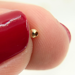 Load image into Gallery viewer, 2MM Gold Filled Seamless Beads