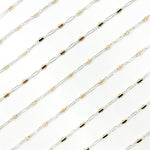 Load image into Gallery viewer, XM/901B/SP. 14K Sterling Silver and gold-filled fancy twisted oval link chain