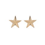Load image into Gallery viewer, EFZ53581. 14K Solid Gold Star Stud Earrings