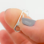 Load image into Gallery viewer, 20MM White Sterling Silver Oval Clasp