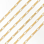 Load image into Gallery viewer, 14K Yellow Gold Filled Figaro Style Chain