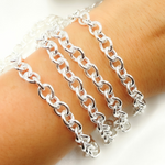 Load image into Gallery viewer, Sterling Silver Smooth Hollow Circle Link Chain