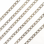 Load image into Gallery viewer, Oxidized Sterling Silver Textured Curb Chain