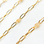 Load image into Gallery viewer, 14K Gold-Filled Smooth Paperclip and Diamond Cut Marina Link Chain