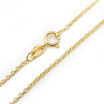 Load image into Gallery viewer, 14K Solid Yellow Gold Cable Necklace