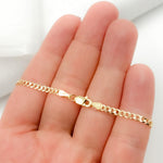 Load image into Gallery viewer, 14K Solid Gold Cuban Curb Bracelet