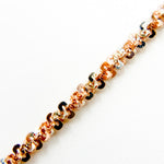 Load image into Gallery viewer, MAR30RGP. Sterling Silver Rose Gold Plated Popcorn Necklace